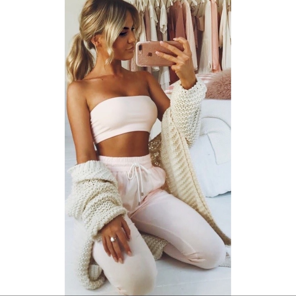 💗 Showpo pink lounge pants leggings / sweatpants